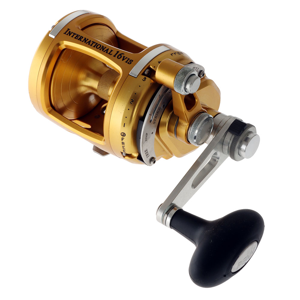PENN International 16VIS 2-Speed Game Reel Gold