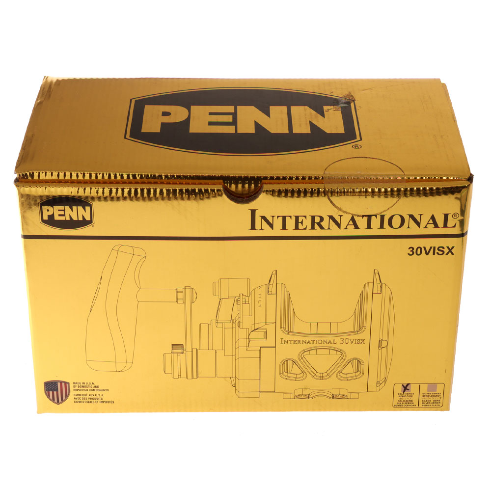 PENN International 30VISX 2-Speed Game Reel Gold