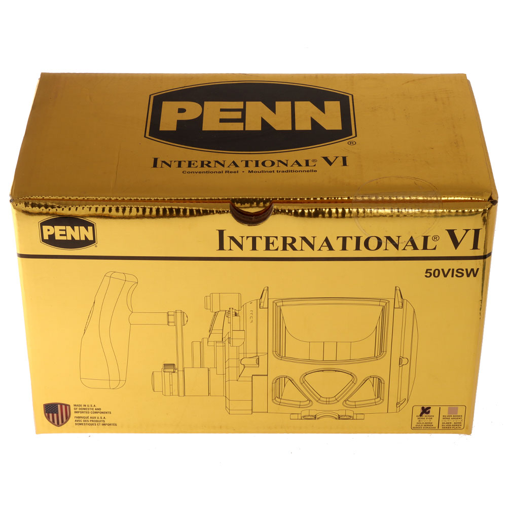 PENN International 50VISW 2-Speed Game Reel Gold