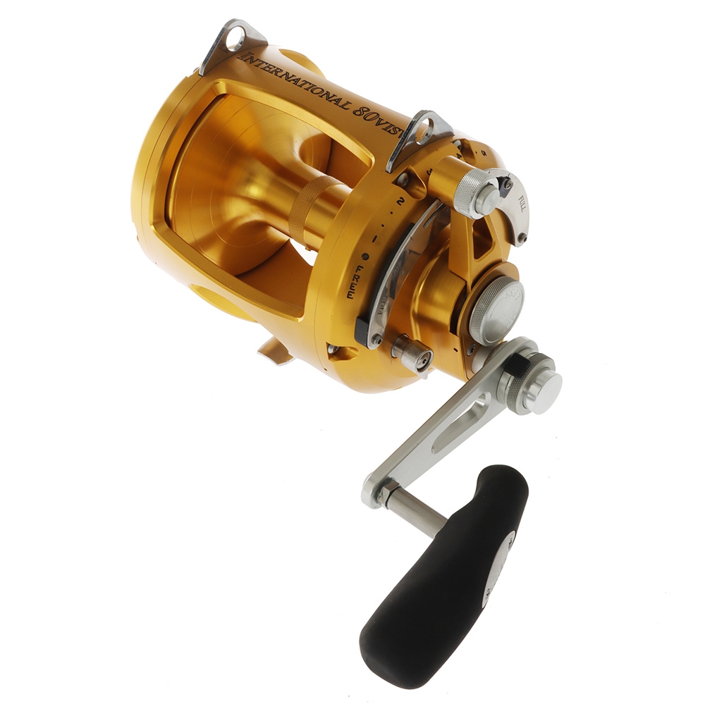 PENN International 80VISW Ocean Assassin 2-Speed Gold Bent Butt Game Combo 5ft 5in 37kg 2pc