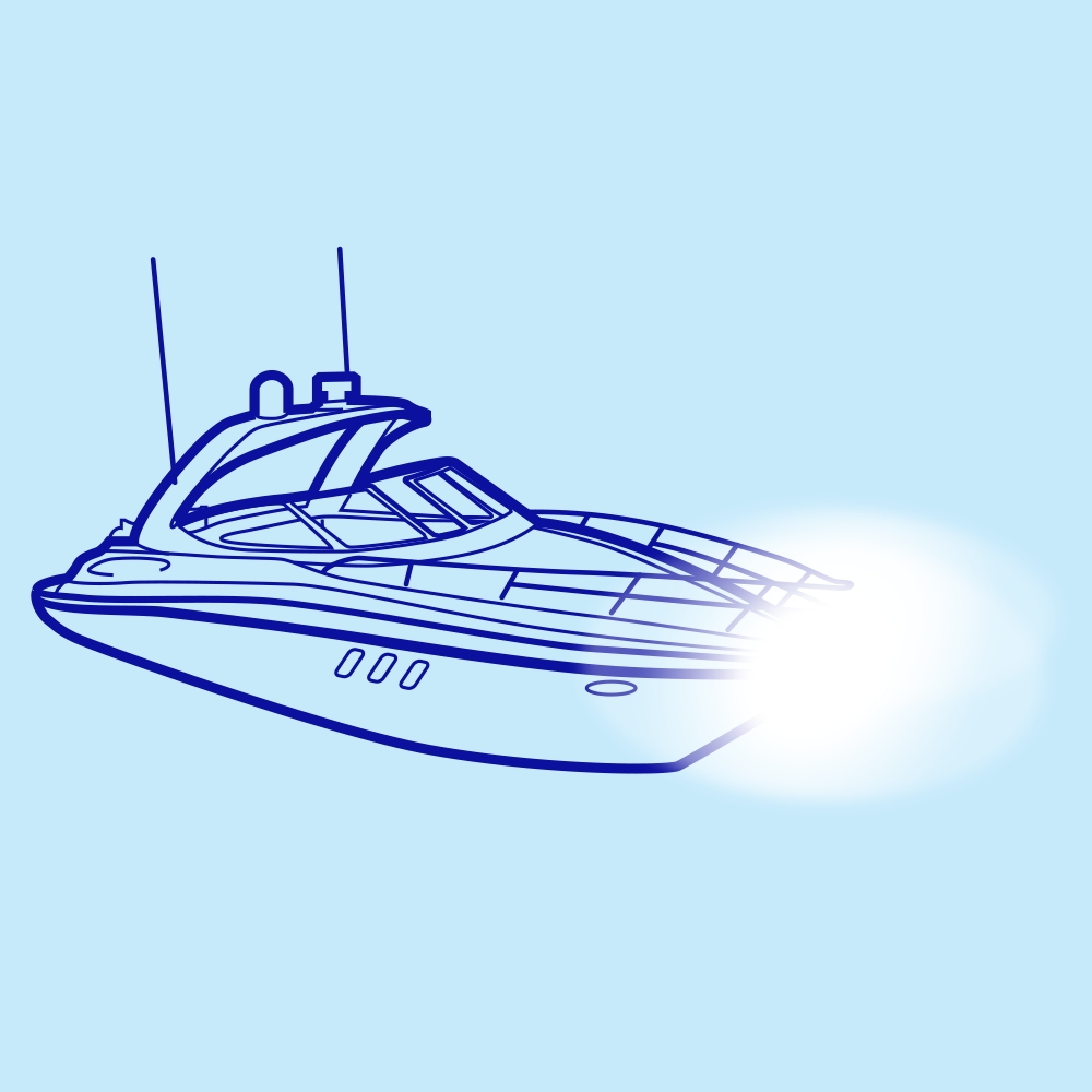 NARVA 1W LED Dock Lamp 9-33V