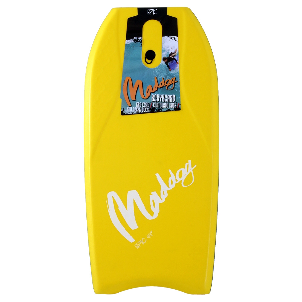 Maddog Epic Bodyboard 41in Yellow
