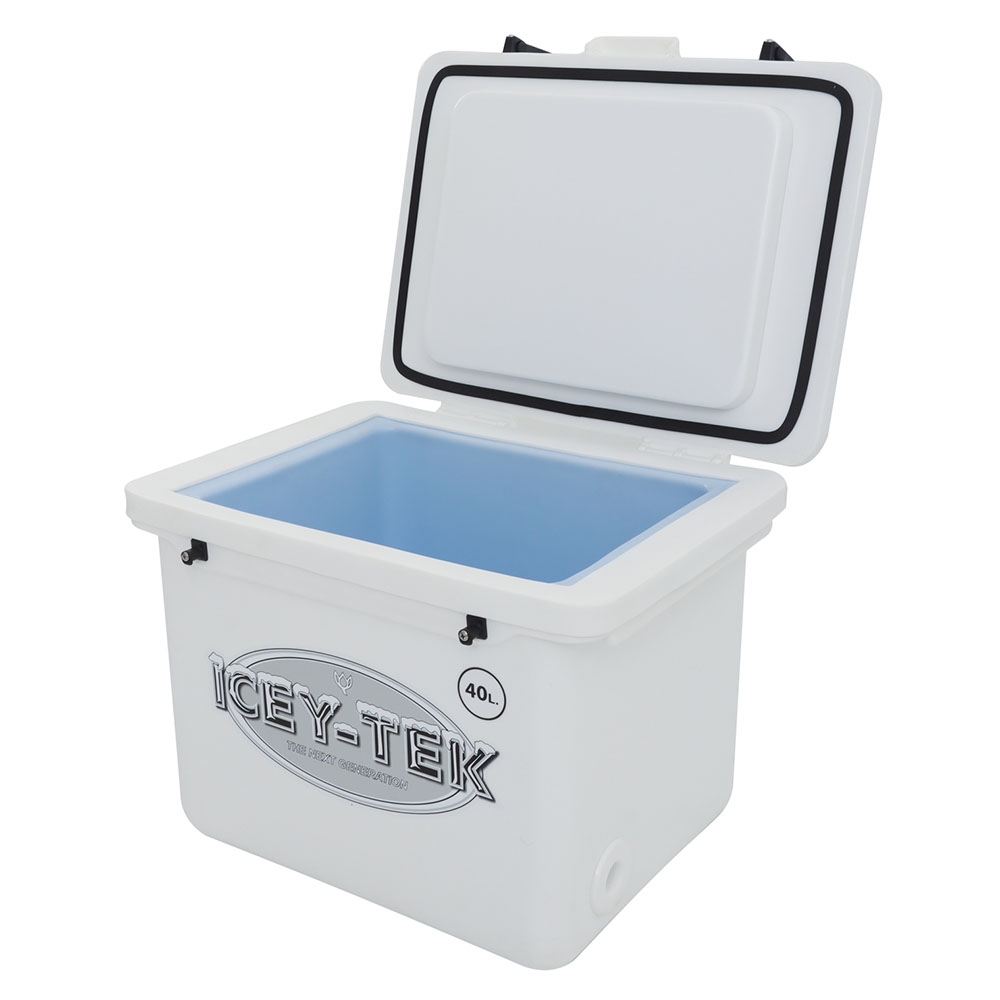 Icey-Tek Cube Chilly Bin Cooler White 40L