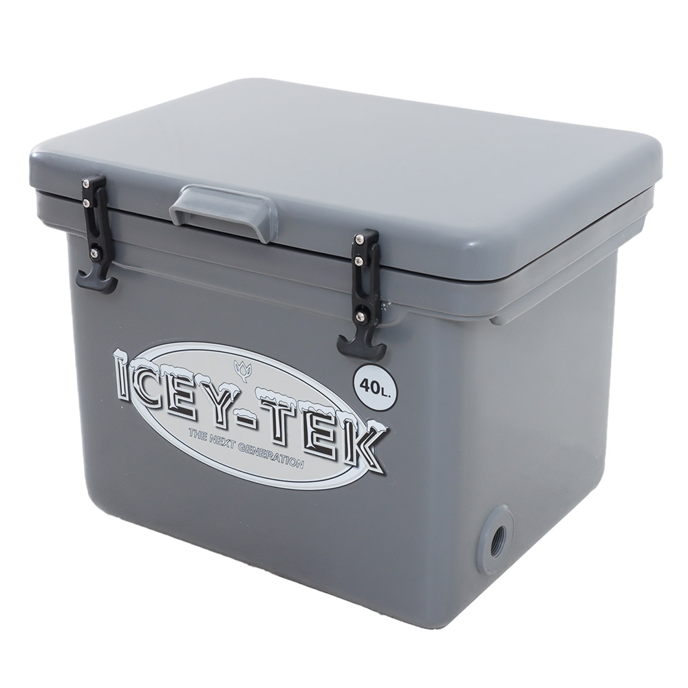 Icey-Tek Cube Chilly Bin Cooler Grey 40L
