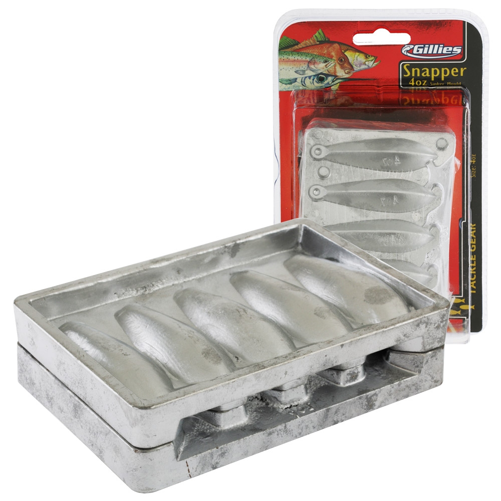 Gillies Snapper Sinker Mould 4oz