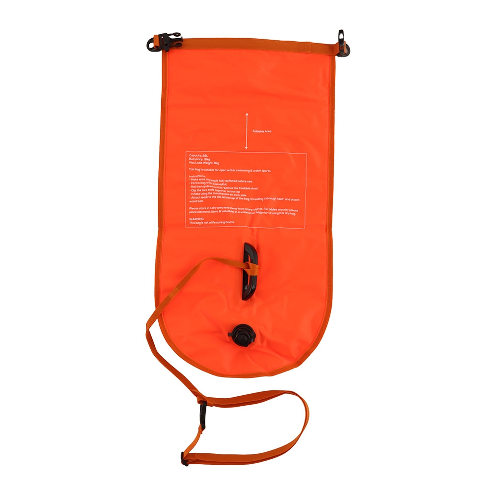 Aropec Watersports Swimming and Training Safety Float / Dry Bag 28L Orange