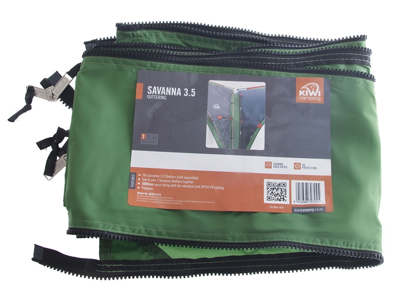 Kiwi Camping Savanna 3.5 Shelter Guttering System