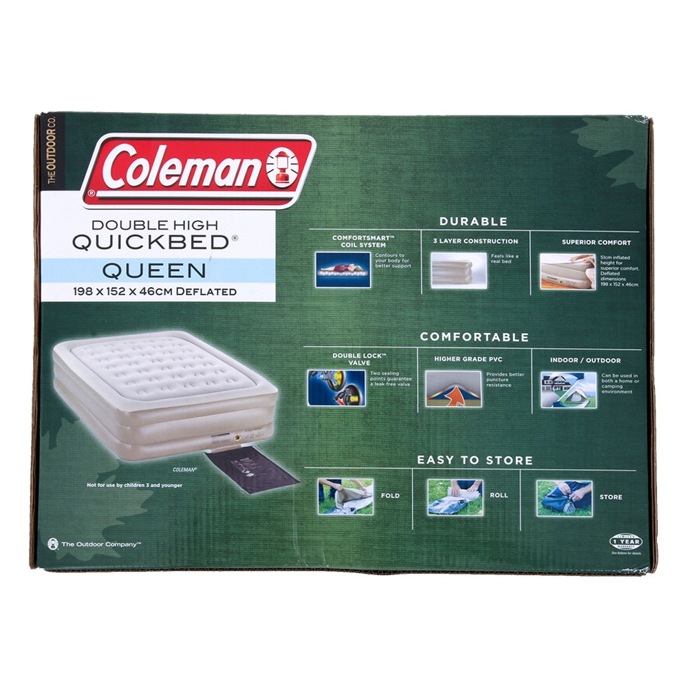 Coleman Quickbed Double High Queen Airbed