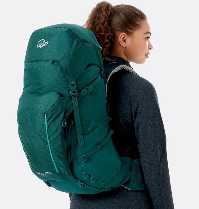 Lowe Alpine Cholatse ND40:45 Womens Hiking Backpack Black S-M