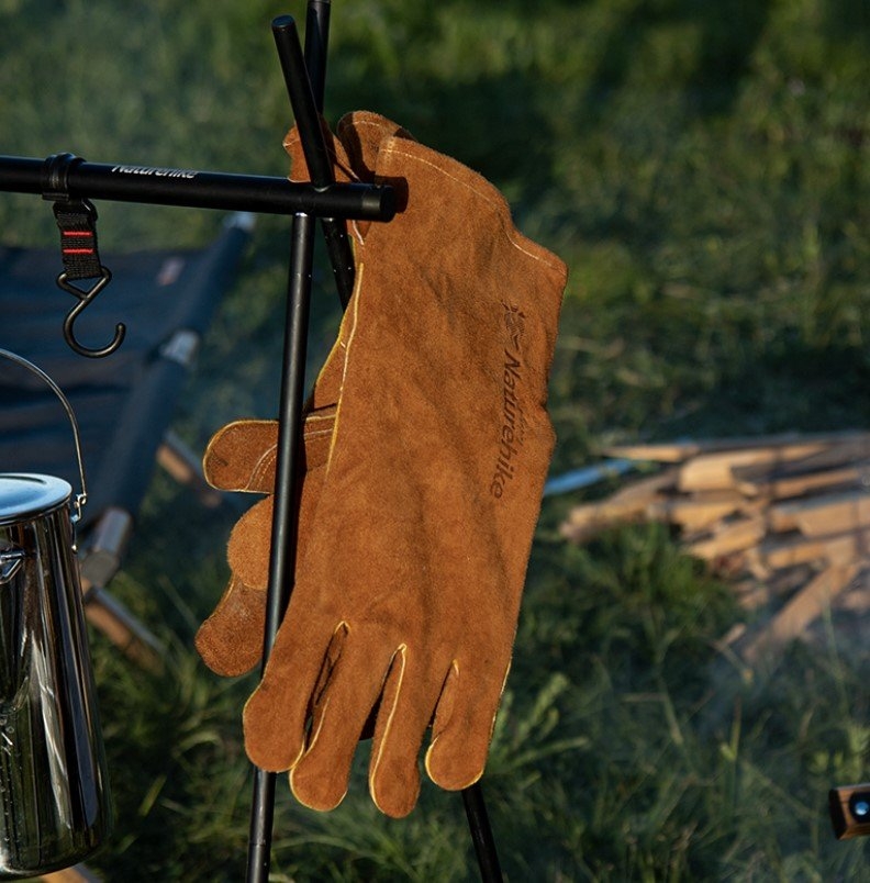 Naturehike Heat Resistant Leather Gloves