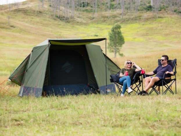 OZtrail Roamer Steel Lumbar Folding Camping Chair