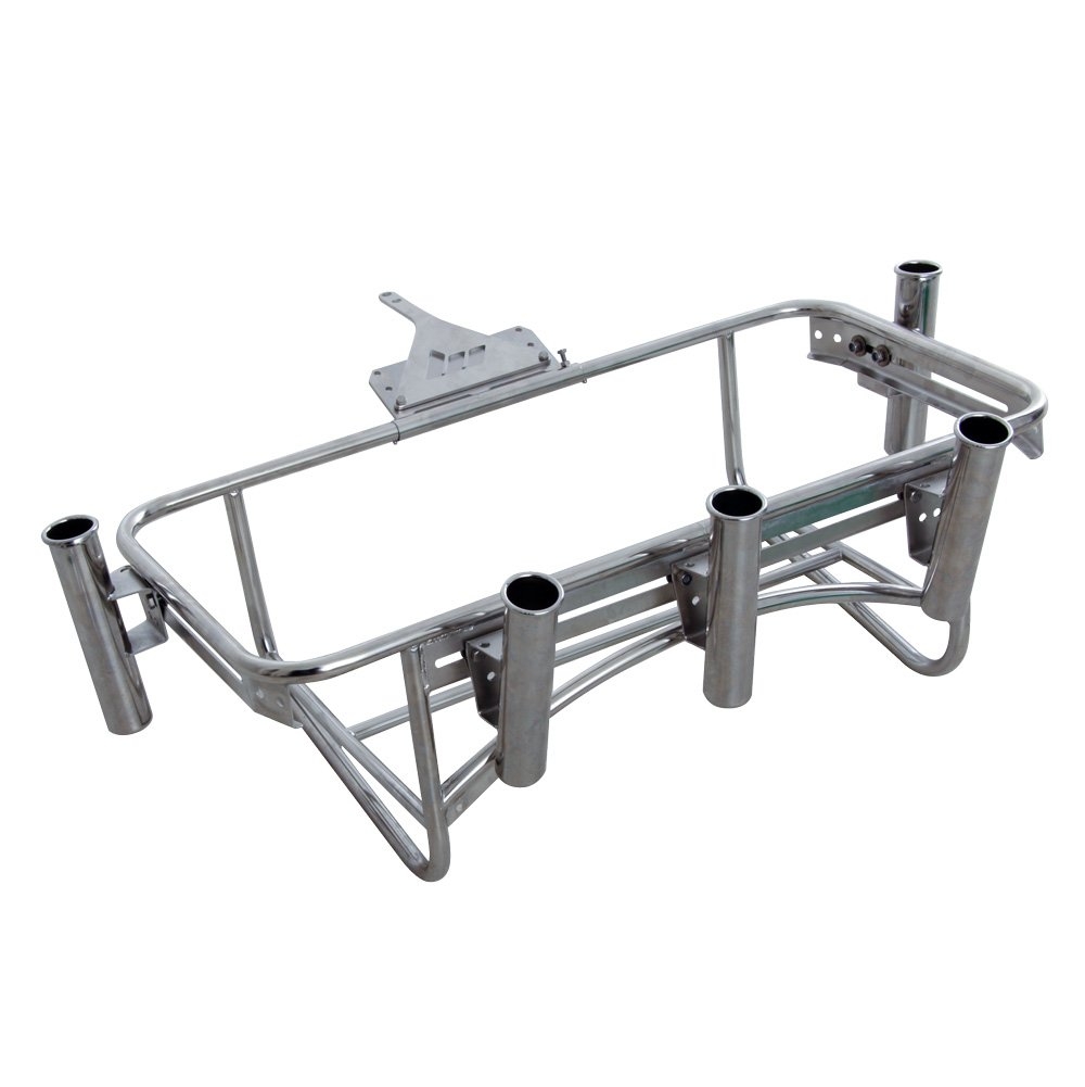 Manta Jet Ski Frame and 70L Icey-Tek Chilly Bin with 5 Rod Holders - Grey