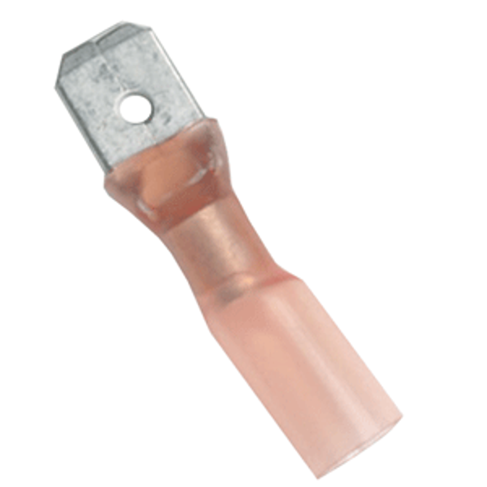 Ancor 22-18G Male Heat Shrink Disconnect Red 100PC  Ancor 22-18G Male Heat Shrink Disconnect Red 100PC