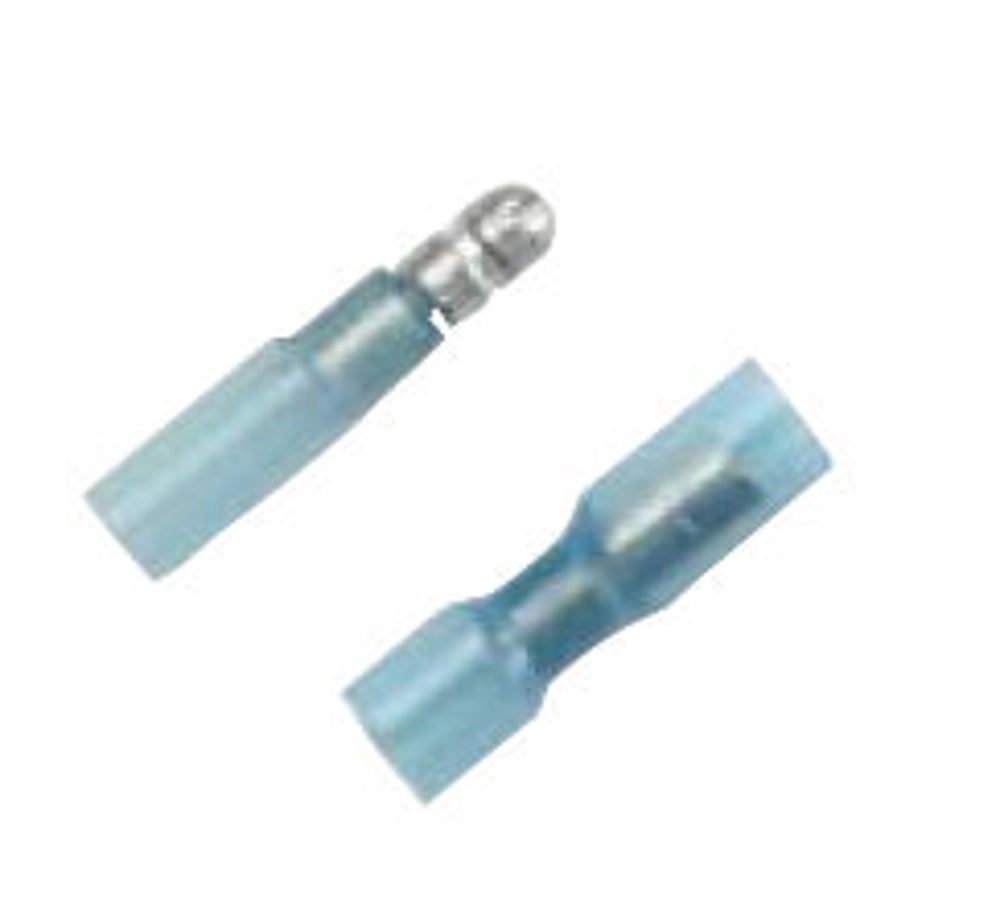 Ancor 16-14G Female Heat Shrink Snap Plug Blue 100 Pcs  Ancor 16-14G Female Heat Shrink Snap Plug Blue 100 Pcs