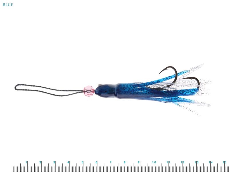 Replacement Assist Hook with Skirt 1/0 Blue