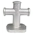 Plain Aluminium Bollard 75mm