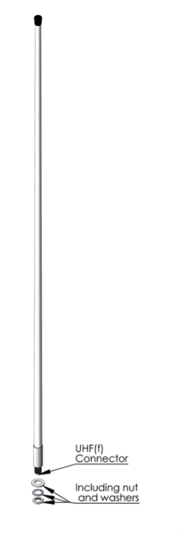 AC Antennas CELMAR1-1 Marine and Land Based VHF Antenna