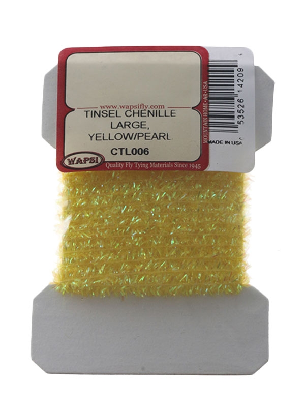 Wapsi Tinsel Chenille Yellow/Pearl L