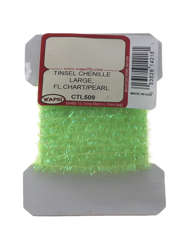 Wapsi Tinsel Chenille Fluoro Chart/Pearl L