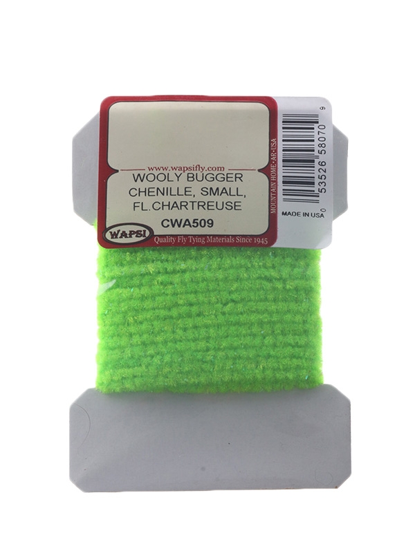 Wapsi Woolly Bugger Chenille Fluoro Chartreuse S