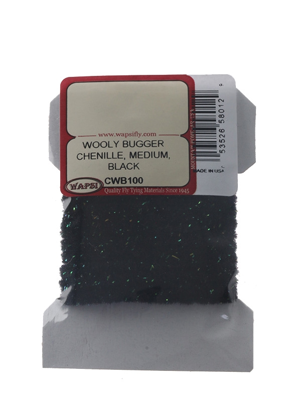 Wapsi Woolly Bugger Chenille Black M