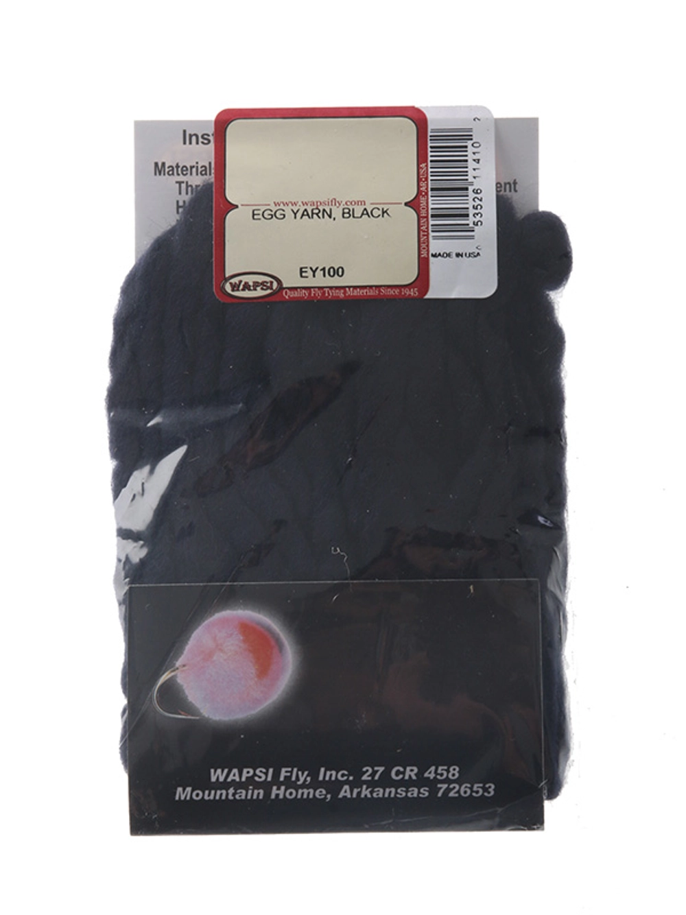Wapsi Egg Yarn Black