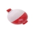 Fishfighter Plastic Fishing Float Red/White 1-1/2in