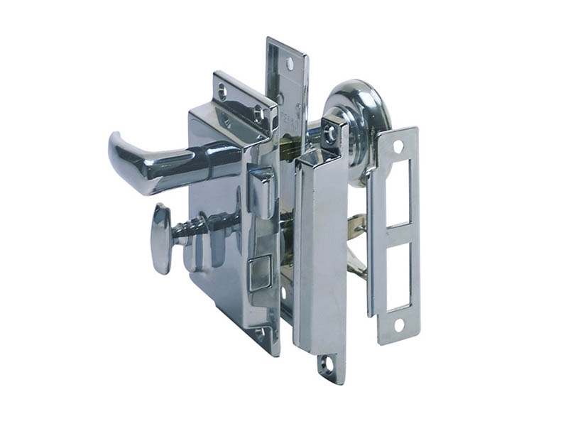 Perko Regular Bevel Rim Lock Set with Box Strike