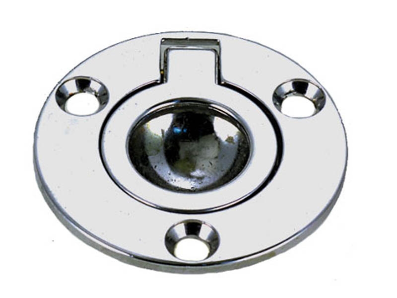 Perko Chrome Flush Ring Pull Round
