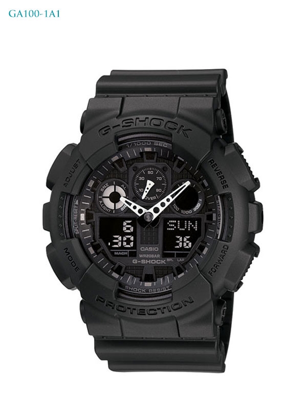 G-Shock GA100 Analog-Digital Watch 200m