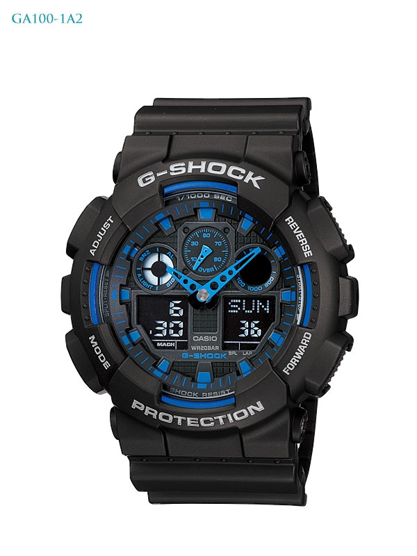 G-Shock GA100 Analog-Digital Watch 200m