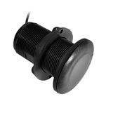 Garmin Plastic Thru-Hull Mount Transducer with Depth & Temperature (12° tilt) - Airmar P19
