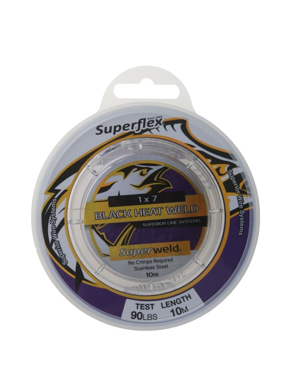 Superflex Superweld Wire Coated Leader 10m 90lb