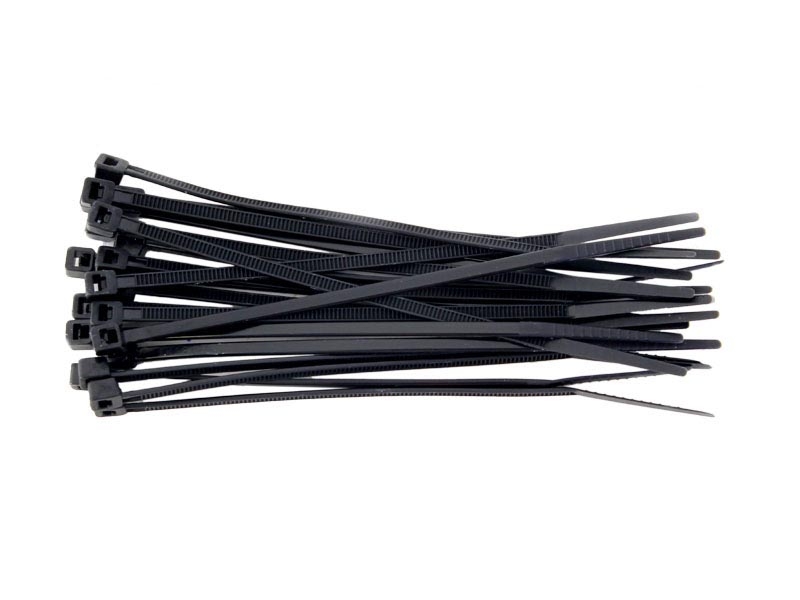 Cable Tie Bulk Pack Black 200mm x 3.2mm Qty 100