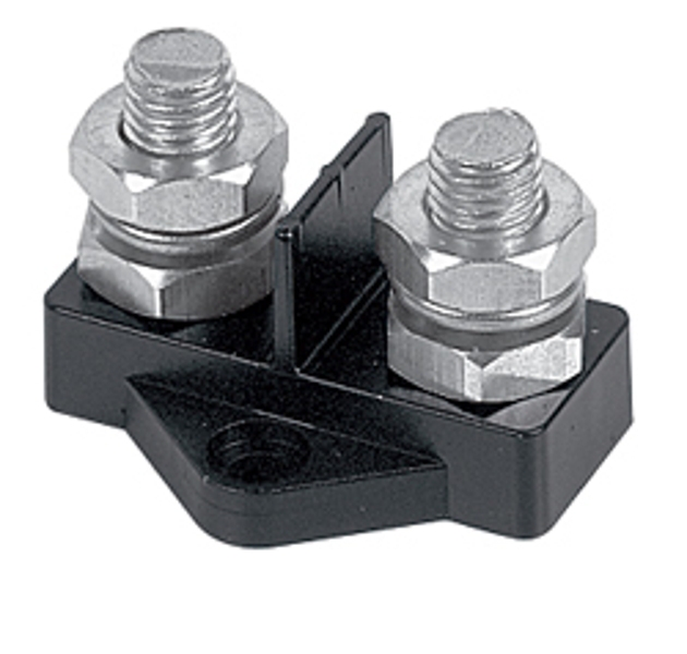 BEP Insulated Distribution Stud - Dual Black 10mm