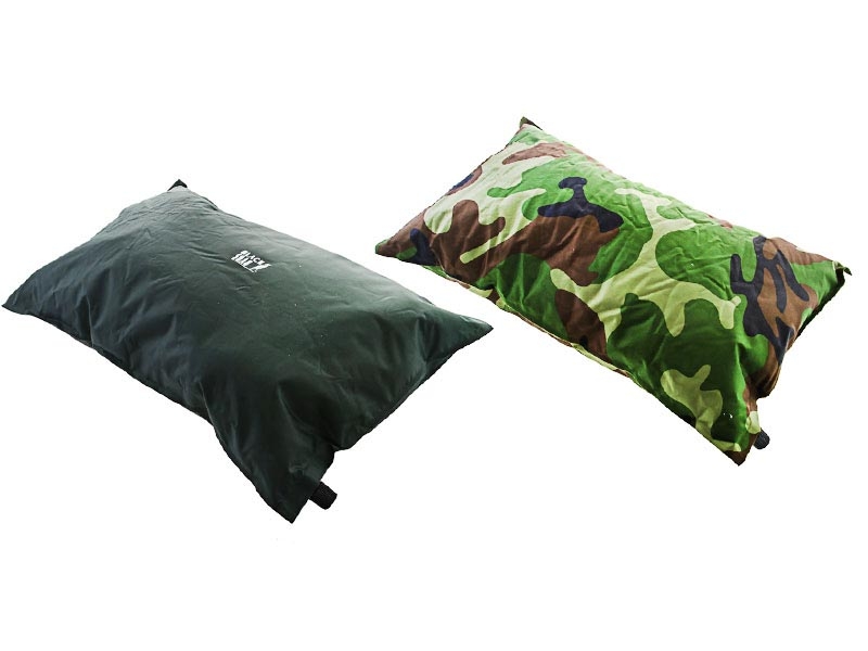 Black Shag Outdoor Pillow Green 42x28x10cm