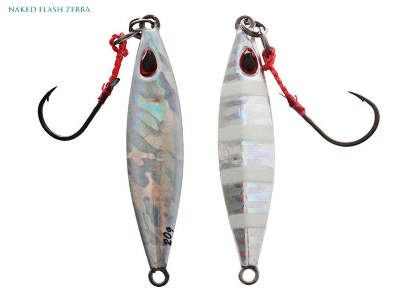 Storm Koika Japanese Slow Pitch Jig Rigged 150g Naked Flash Zebra