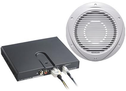 Kenwood P-WD250MRW 10'' Marine Subwoofer and Amplifier Package