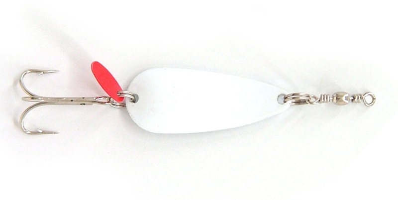 Kilwell Kwiksilver Salmon Spoon Lure 20g White Qty 10