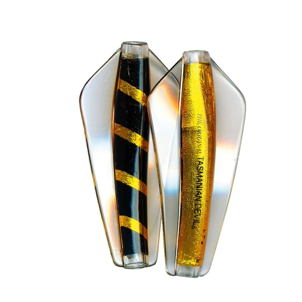 Tasmanian Devil Little Devil Lures 7g Gold Zebra Qty 5