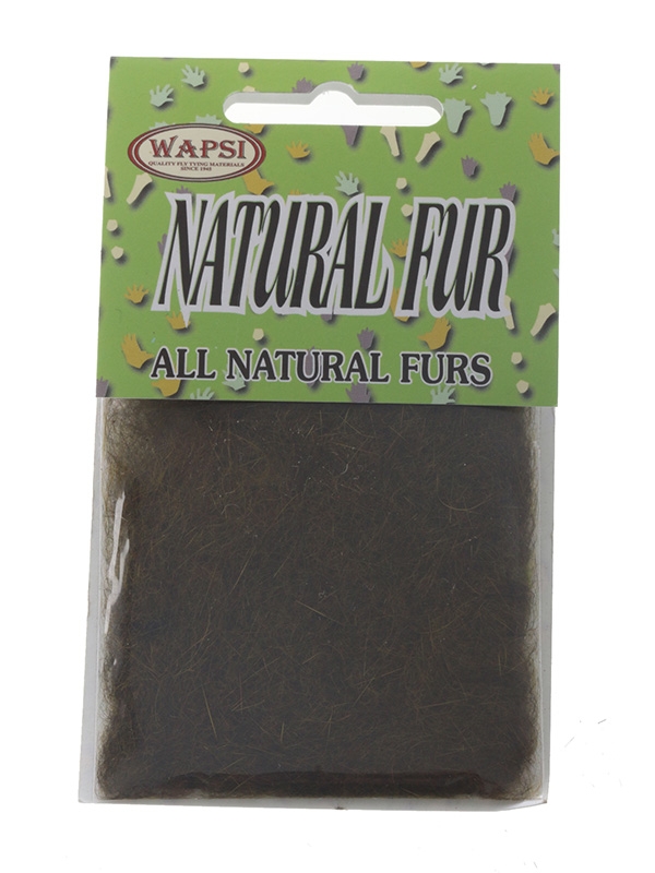 Wapsi Natural Fur Dubbing Olive Hares Mask