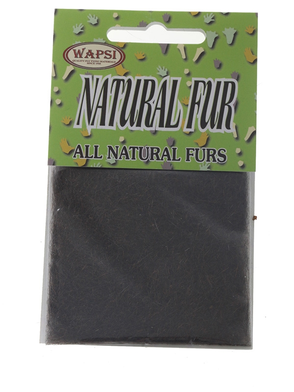 Wapsi Natural Fur Dubbing Natural Black Squirrel