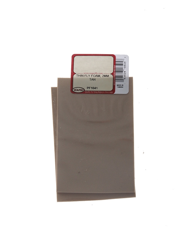 Wapsi Thin Fly Foam 2mm Tan