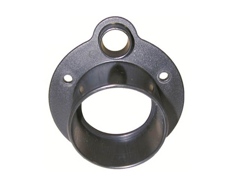 TH Marine Rigging Flange with Fuel Hose Port Black