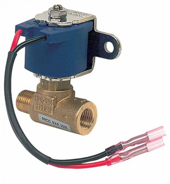 BEP Solenoid LPG Shut Off 12V Nickel Plated