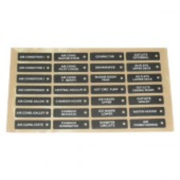 BEP Electrical Panel Sticker Label - Set 10