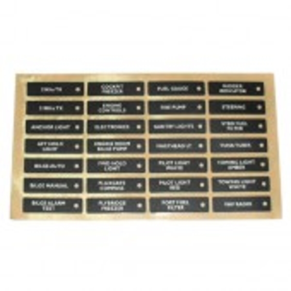 BEP Electrical Panel Sticker Label - Set 14