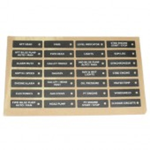 BEP Electrical Panel Sticker Label - Set 17