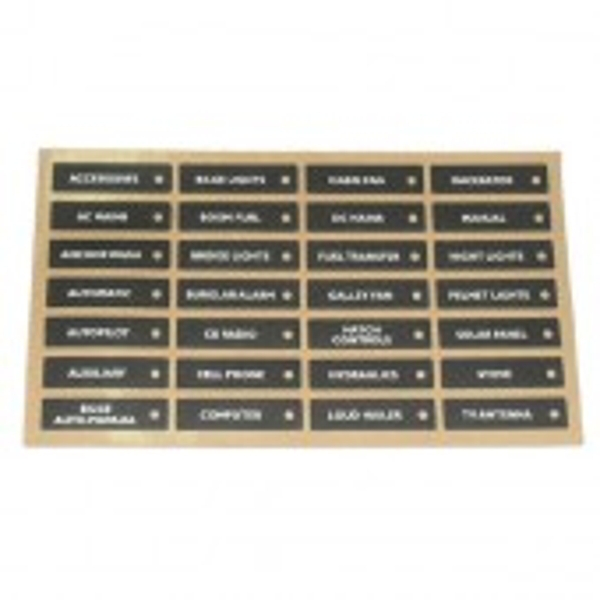 BEP Electrical Panel Sticker Label - Set 6