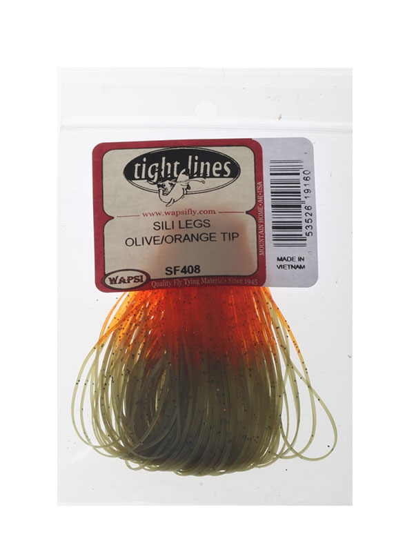 Wapsi Sili Legs Olive/Orange Tip